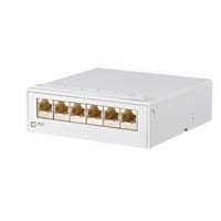 E Dat Module Mount E-DAT 6x8 surface mount distributor class E/Cat.6 link, pure white ...