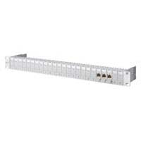 E Dat Module E-DAT modul 24x8(8) 1RU patch panel Cat.6A, light gray - GSI Electronics