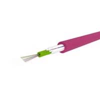 OpDAT universal cable 1x12 OM4 - bend insensitive class Eca, heather violet