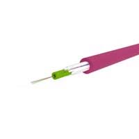 OpDAT universal cable 1x4 OM4 - bend insensitive class Eca, heather violet