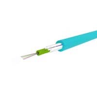 OpDAT universal cable 1x8 OM3 - bend insensitive class Eca, aqua